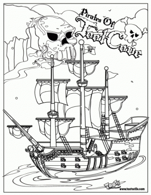 Pirate Ship Coloring Pages   71284