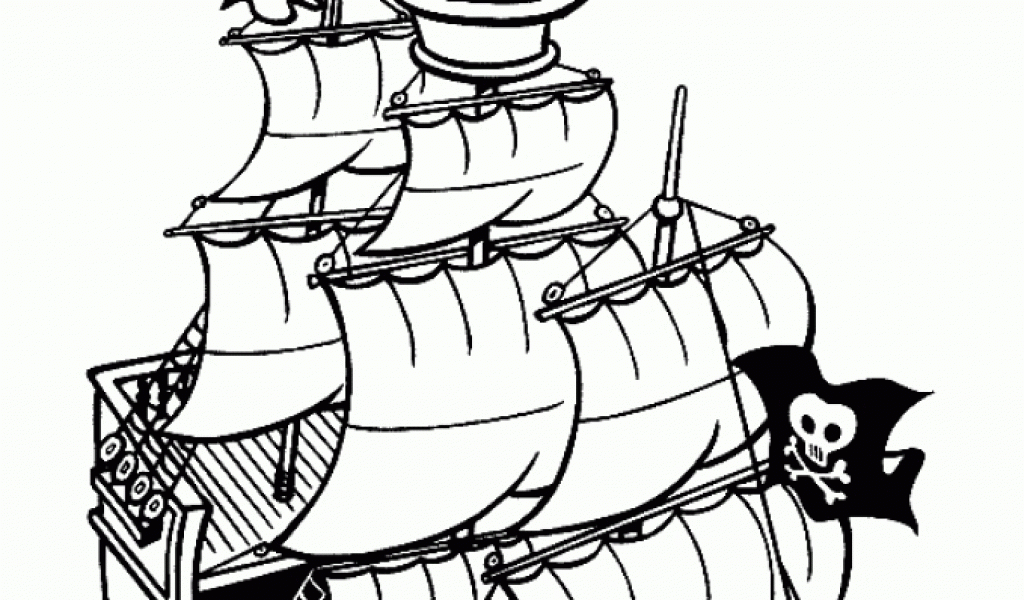 Get This Pirate Ship Coloring Pages 90782