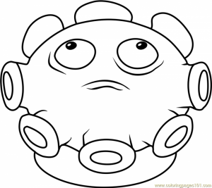 Plants Vs. Zombies Coloring Pages Kids Printable   67341