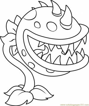 Plants Vs. Zombies Coloring Pages to Print for Kids   15270