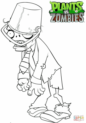 Plants Vs. Zombies Coloring Pages to Print   pym89
