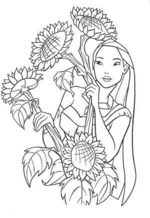Pocahontas Coloring Pages for Toddlers   MHTS9