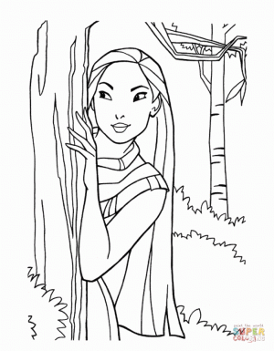 Pocahontas Coloring Pages Free to Print   NU02M