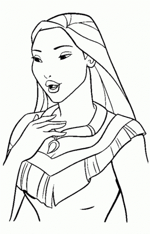 Pocahontas Coloring Pages Online Printable   B6QSA