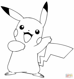 Pokemon Pikachu Coloring Pages   90gh3