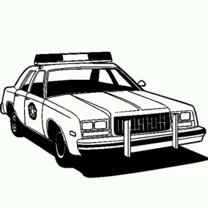Police Car Coloring Pages Free Printable   56449
