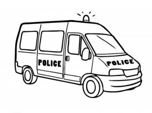 Police Car Coloring Pages Free Printable   68103