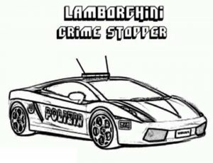 Police Car Coloring Pages Free Printable   80226