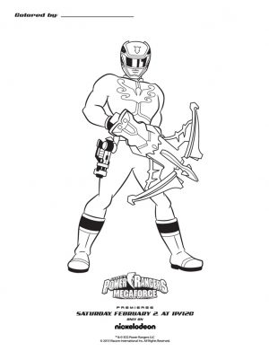 Power Rangers Megaforce Coloring Pages   50418