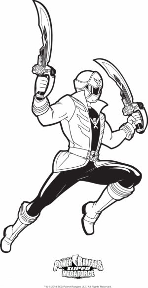Power Rangers Megaforce Coloring Pages Free to Print   67041