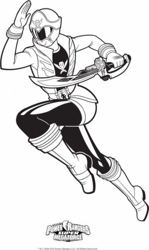 Power Rangers Megaforce Coloring Pages Printable   30672