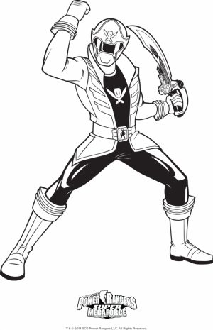 Power Rangers Megaforce Coloring Pages Printable   39671