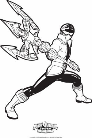 Power Rangers Megaforce Coloring Pages Printable   46104