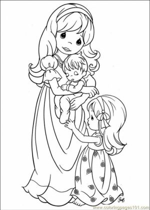 Precious Moments Boy and Girl Coloring Pages   6znr7