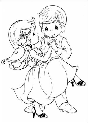 Precious Moments Boy and Girl Coloring Pages   7sg12
