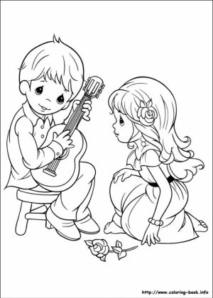 Precious Moments Boy and Girl Coloring Pages   9yfg3