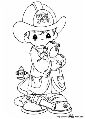 Precious Moments Boy Coloring Pages   85313