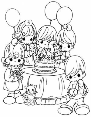Precious Moments Coloring Pages Best Friends   63718