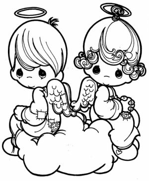Precious Moments Coloring Pages for Kids   84991
