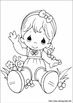 Precious Moments Coloring Pages for Kids   95003