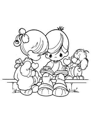Precious Moments Coloring Pages to Print for Free   7sg2