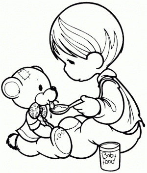 Precious Moments Coloring Pages to Print Out   26674