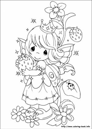 Precious Moments Fairy Coloring Pages   7xb49