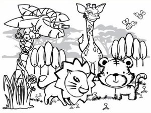 Preschool Animals Coloring Pages to Print   4ABJZ