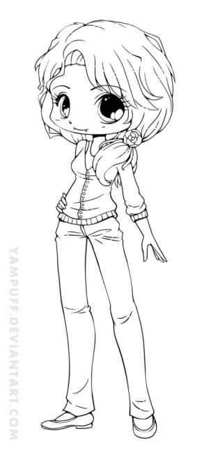 Preschool Chibi Coloring Pages to Print   4ABJZ