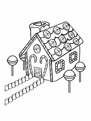 Preschool Gingerbread House Coloring Pages to Print   Drx0J