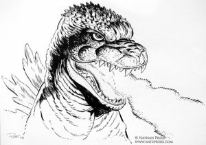 Preschool Godzilla Coloring Pages to Print   Drx0J