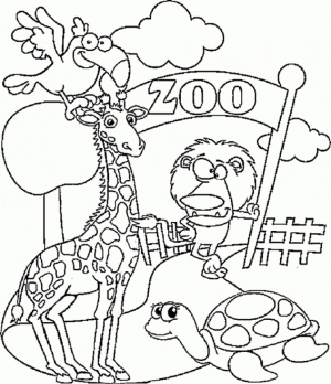Preschool Zoo Coloring Pages to Print   28184