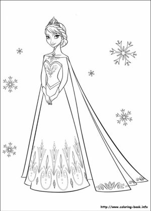 Princess Elsa Coloring Pages   17215