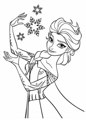 Princess Elsa Coloring Pages   36289