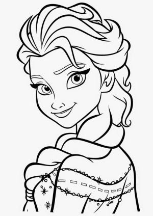 Princess Elsa Coloring Pages   73156