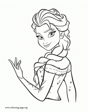 Princess Elsa Coloring Pages   83720