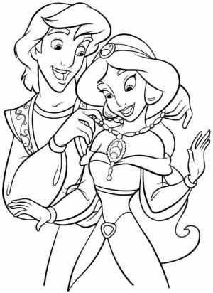 Princess Jasmine Printable Coloring Pages for Girls   461278