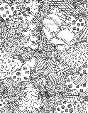 Printable Abstract Coloring Pages Online   36271