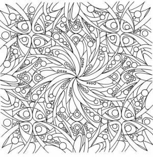 Printable Abstract Coloring Pages Online   94518