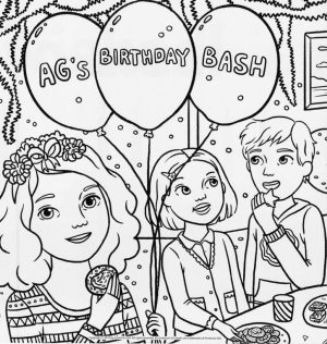 Printable American Girl Coloring Pages   9wchd