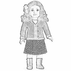 Printable American Girl Coloring Pages Online   vu6h22