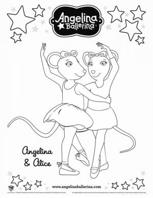 Printable Angelina Ballerina Coloring Pages Online   387824