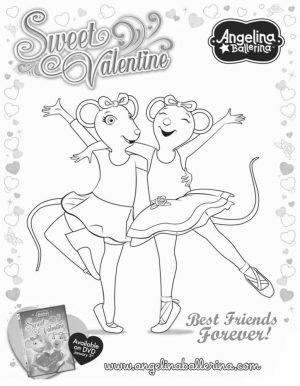 Printable Angelina Ballerina Coloring Pages Online   686813