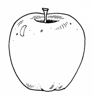 Printable Apple Coloring Pages Online   mnbb17