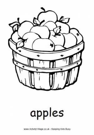 Printable Apple Coloring Pages   p79hb