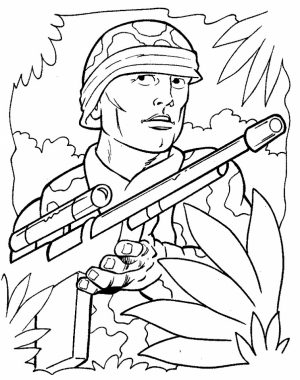 Printable Army Coloring Pages   9wchd