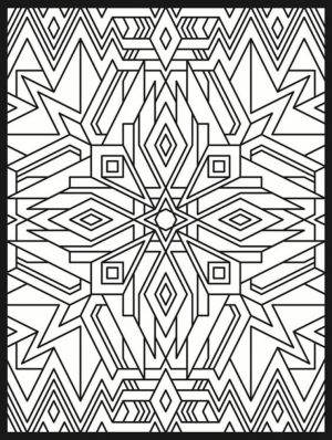 Printable Art Deco Patterns Coloring Pages for Adults   6543n04