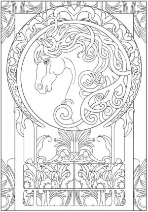 Printable Art Deco Patterns Coloring Pages for Adults   77n3f