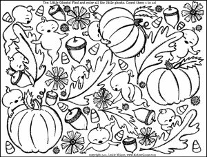 Printable Autumn Coloring Pages for Adults   ppnm76