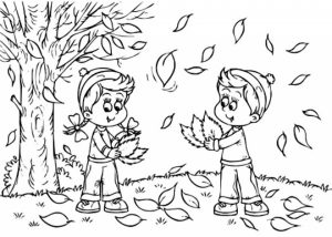 Printable Autumn Coloring Pages Online   91060